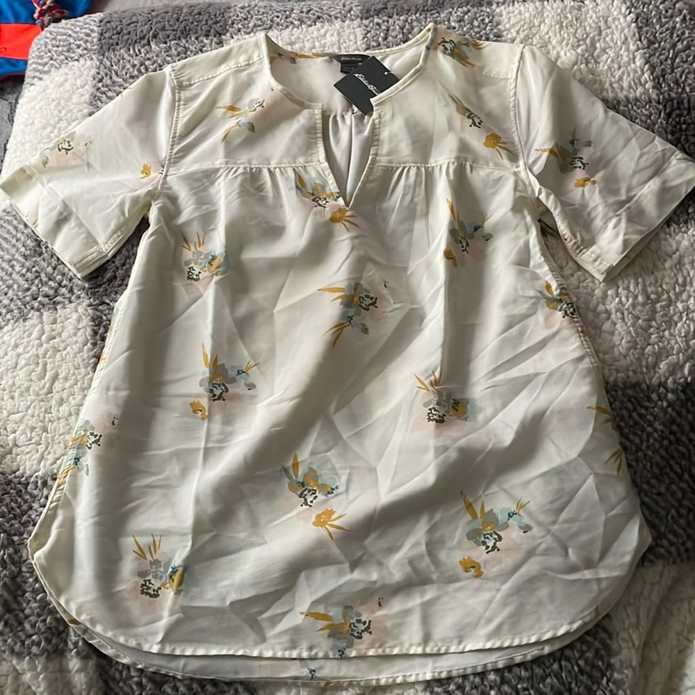 Eddie Bauer Floral Blouse